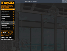 Tablet Screenshot of iray3d.com